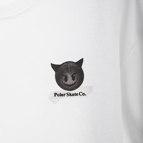 Polar Skate Co Welcome 2 The World Tee White Degli Uberti